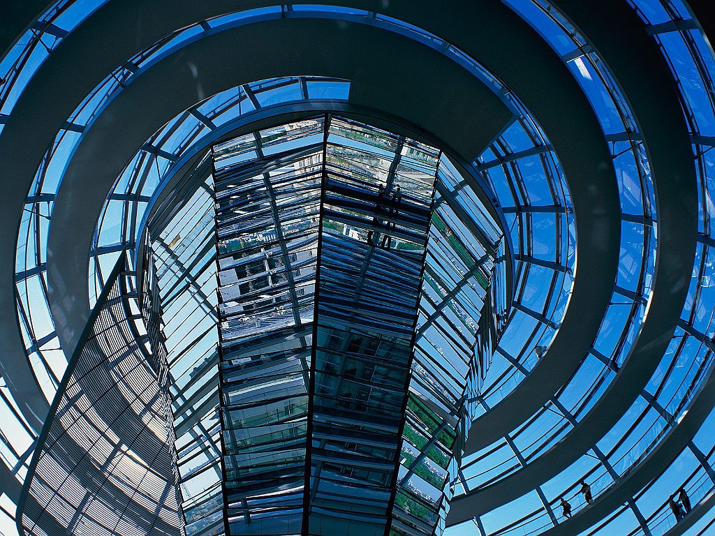 Reichstag Interior, Berlin, Germany
